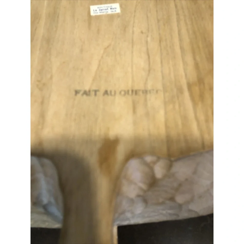 Canadian Maple Leaf Bowl Canary Wood Fait au Quebec  Boutique Le Jarret Noir 16